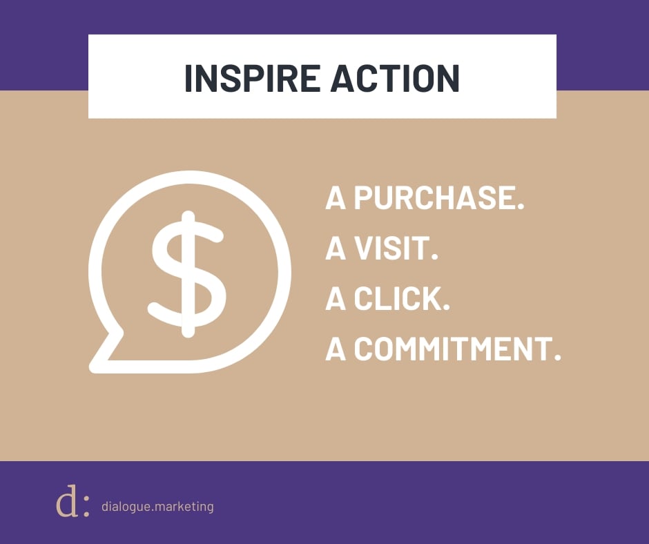 Content Marketing Metrics - Goal is Inspire Action