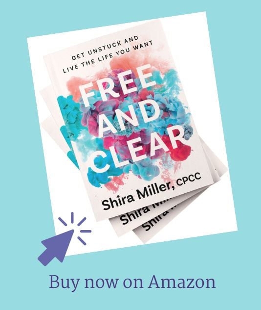 Image of Free and Clear by Shira Miller with a link to buy on Amazon