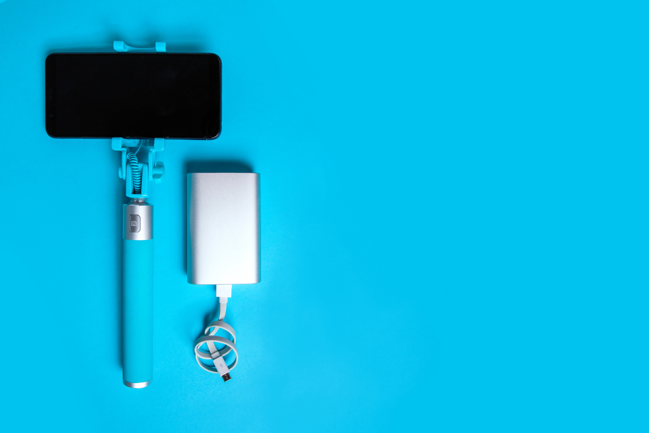 Image of selfie sticks
